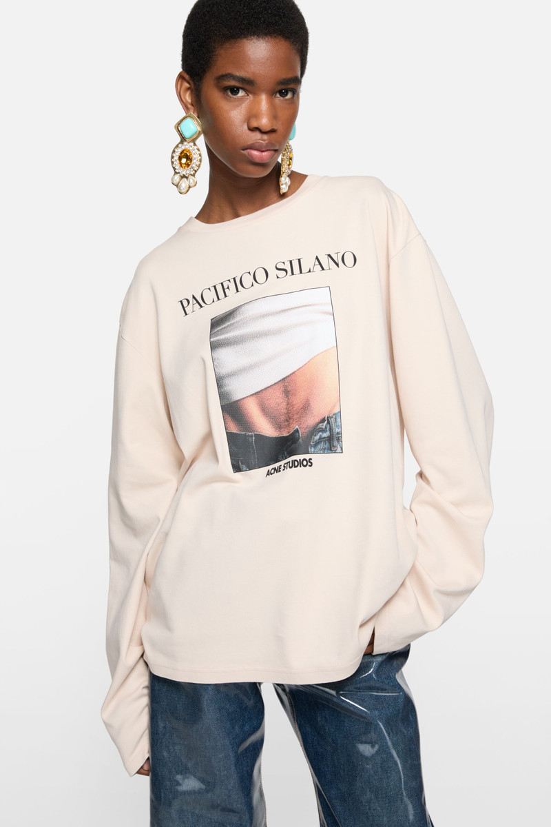 Graphic t-shirt - Warm beige 4