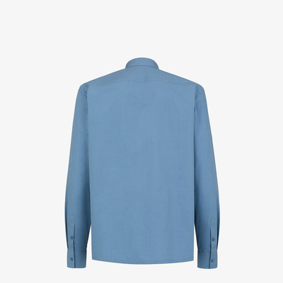 FENDI Light blue cotton shirt outlook