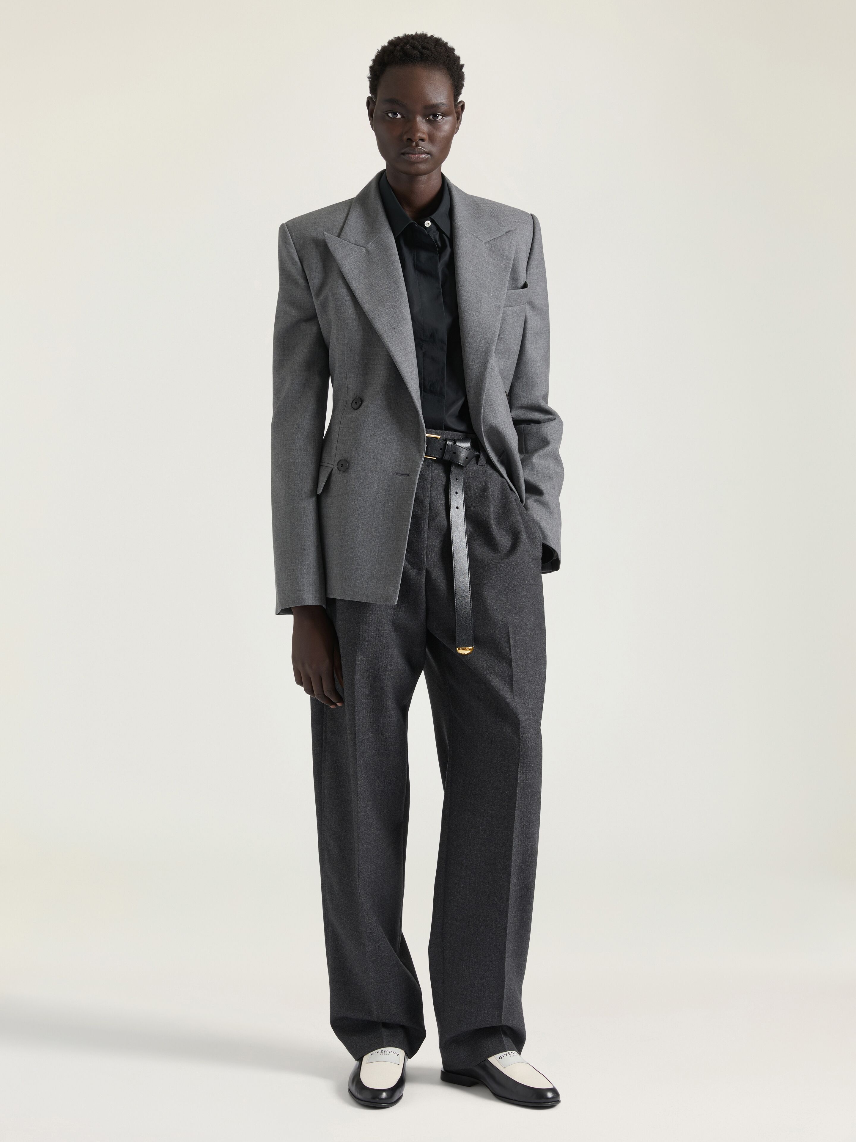 DOUBLE PLEAT PANTS IN WOOL - 2