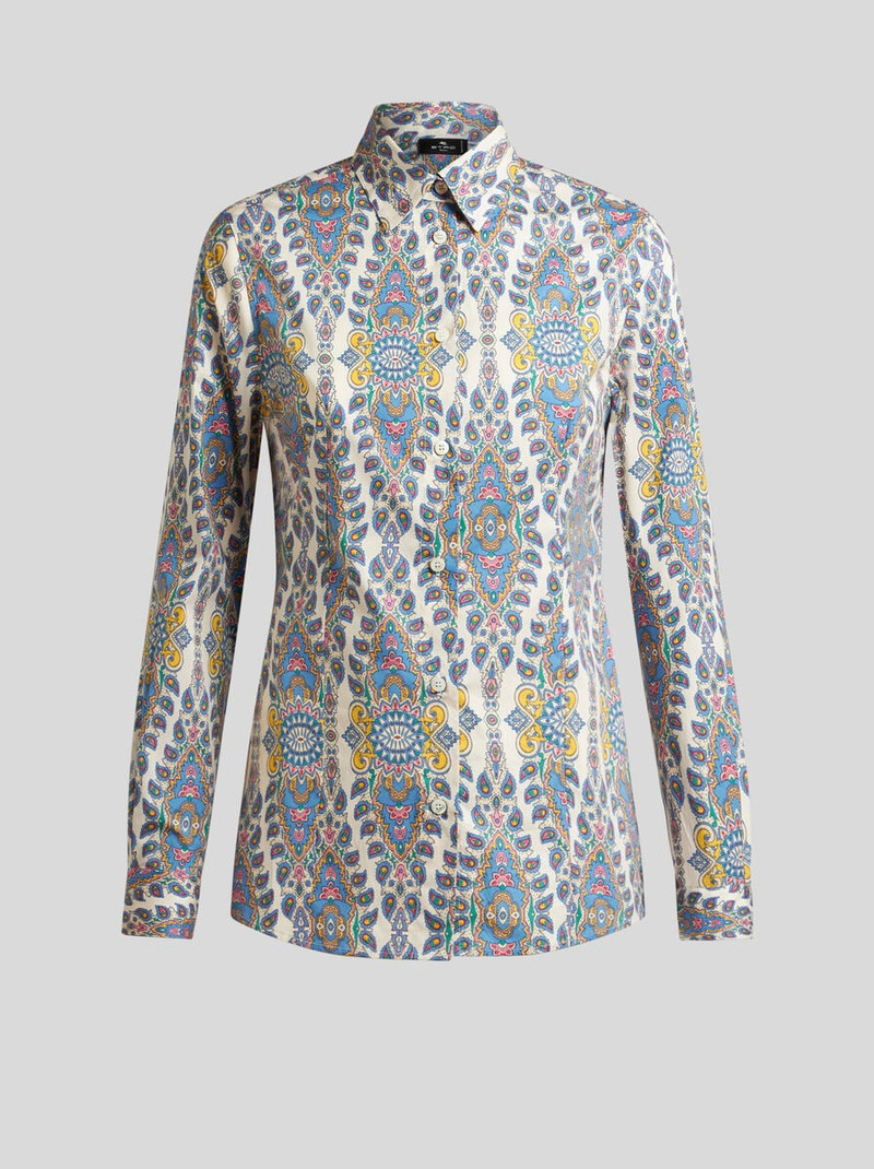 MEDALLION AND PAISLEY SHIRT - 1