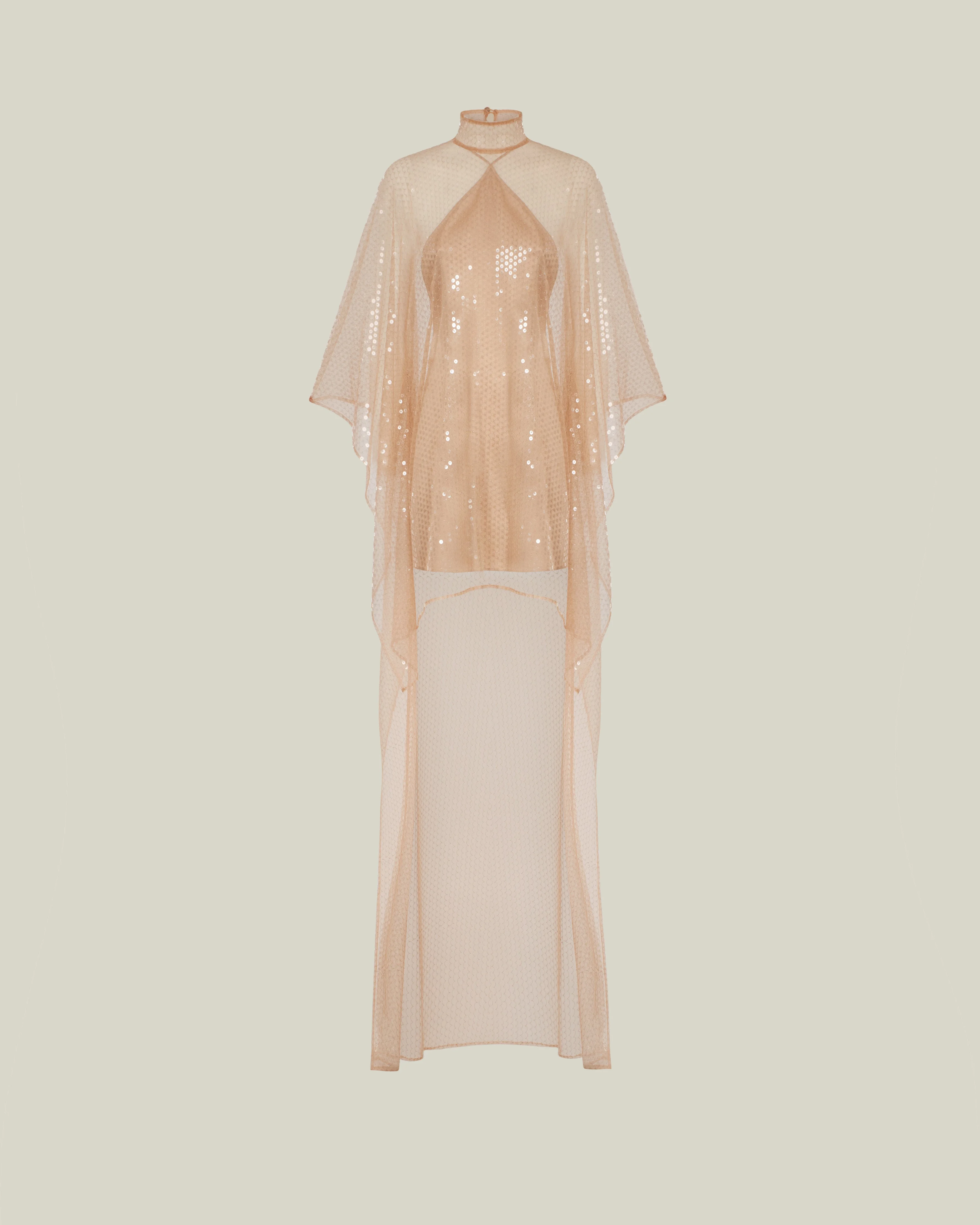 Denver Disco Kaftan in Cipria - 1