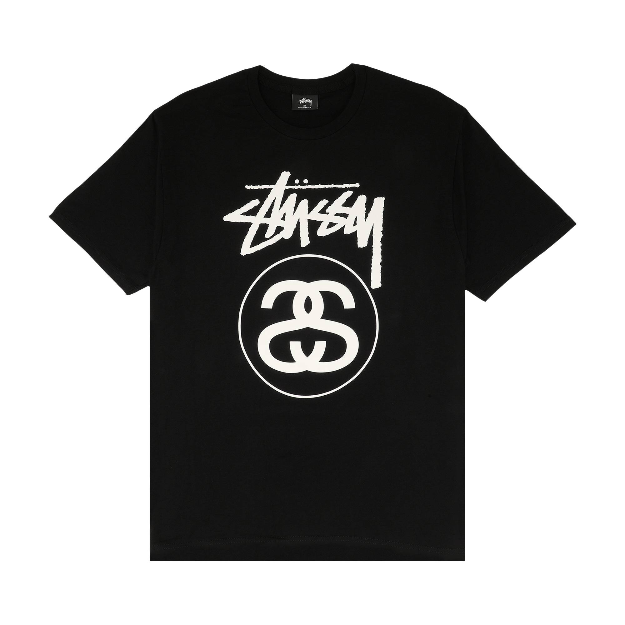 Stussy Stock Link Tee 'Black' - 1