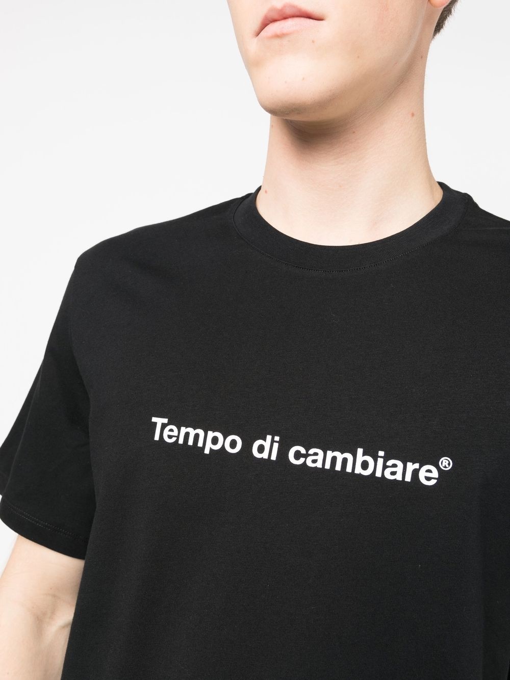 slogan-print cotton T-Shirt - 5