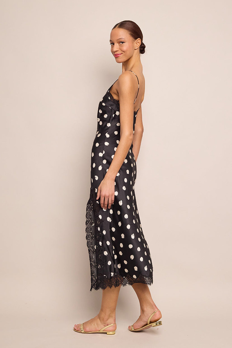 Granada Dress Elegant Silk Slip Dress with Lace Detail 3