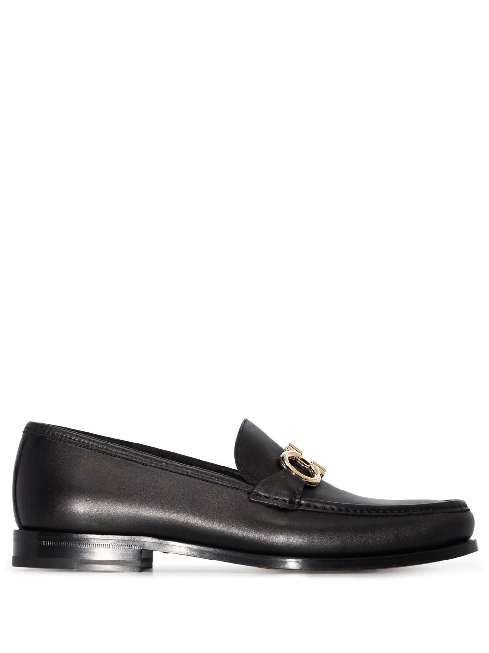 FERRAGAMO - Gancini Leather Loafers