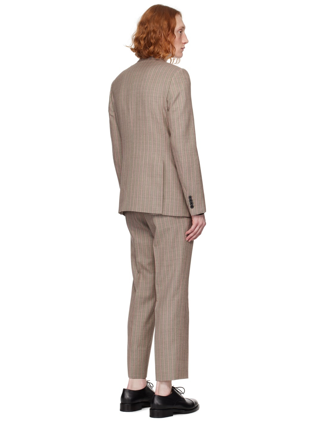 Brown Slim Fit Suit - 3