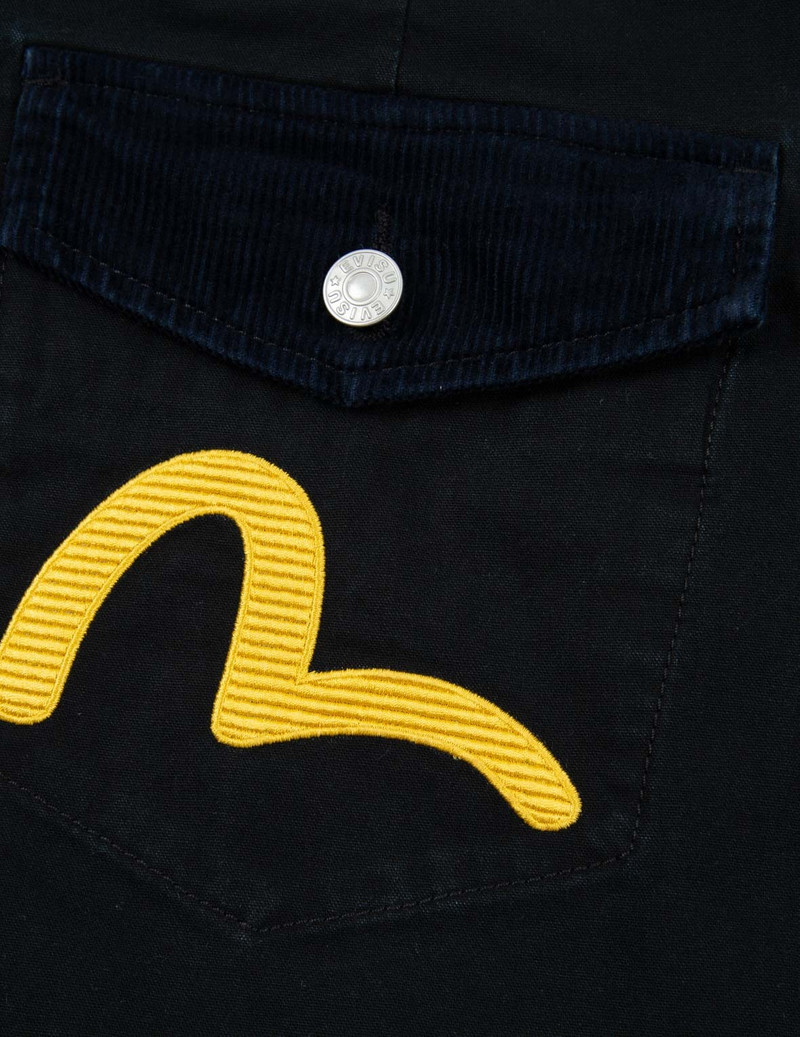SEAGULL AND LOGO EMBROIDERY CARGO PANTS 7
