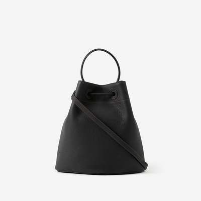 Burberry Small Grainy Leather TB Bucket Bag outlook