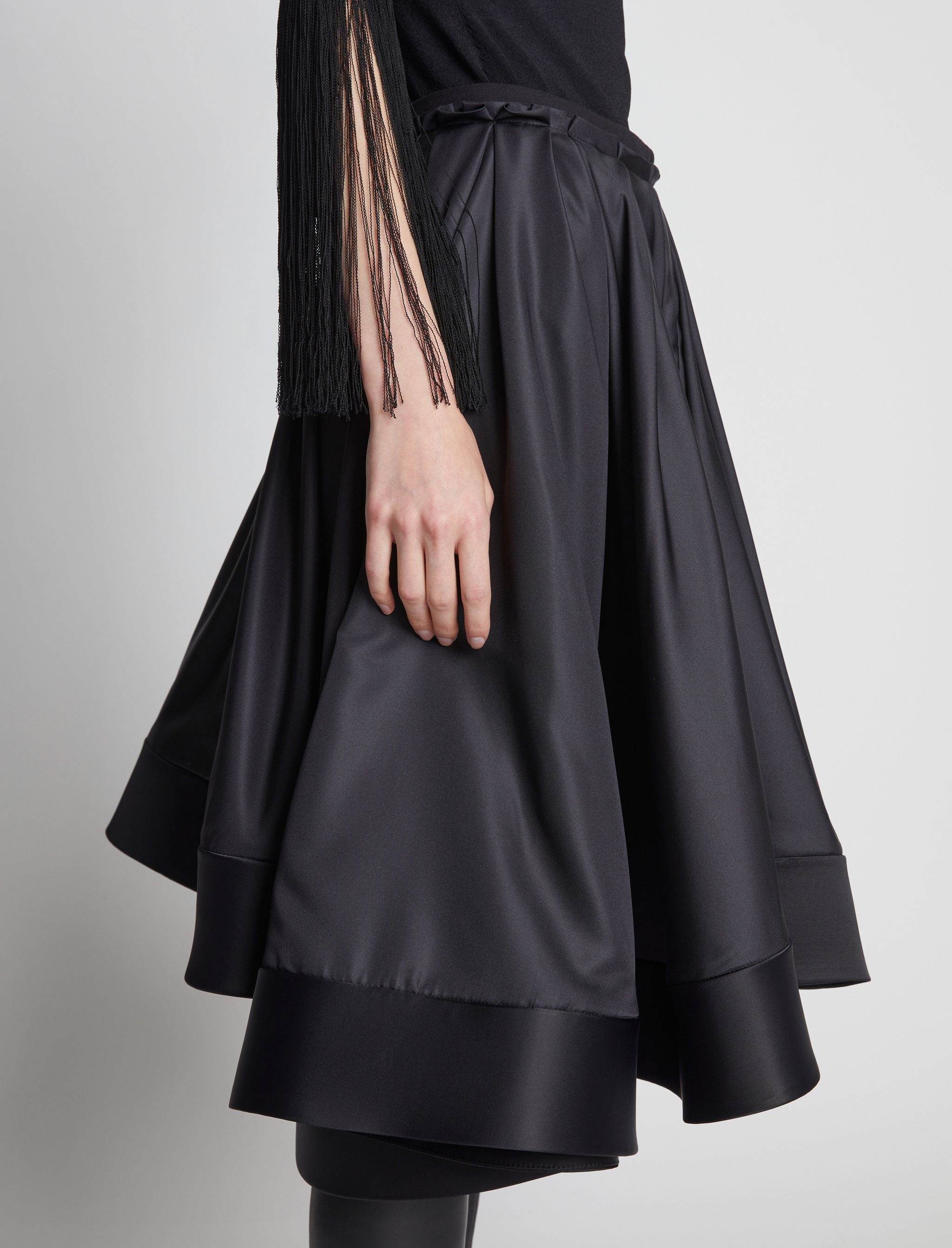 Silk Nylon Taffeta Skirt - 5