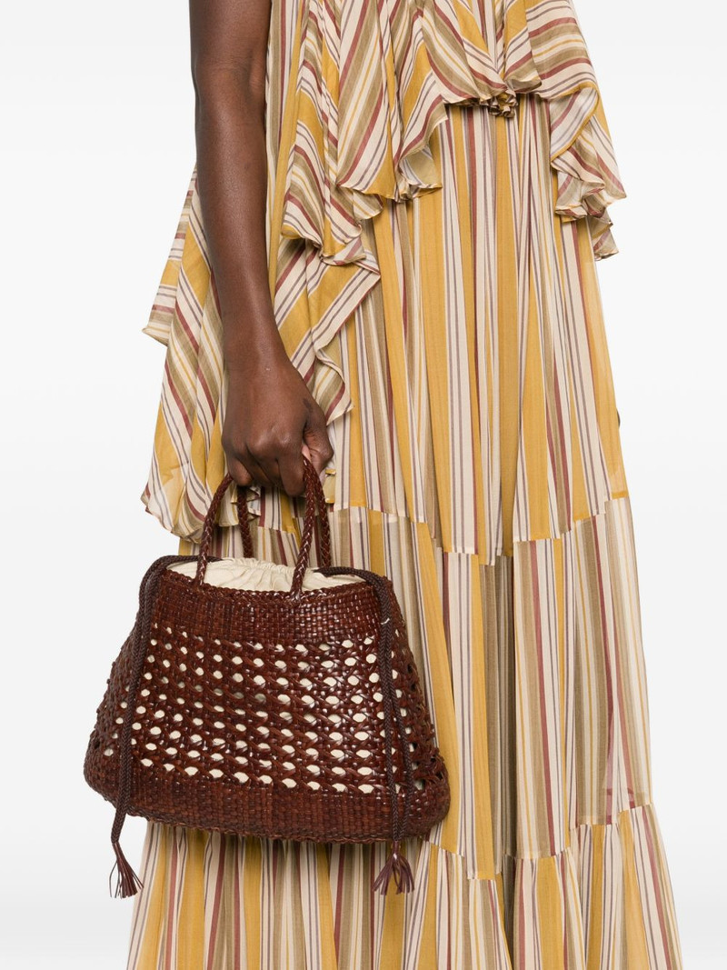 DRAGON DIFFUSION Santa Cano woven braided tote bag outlook