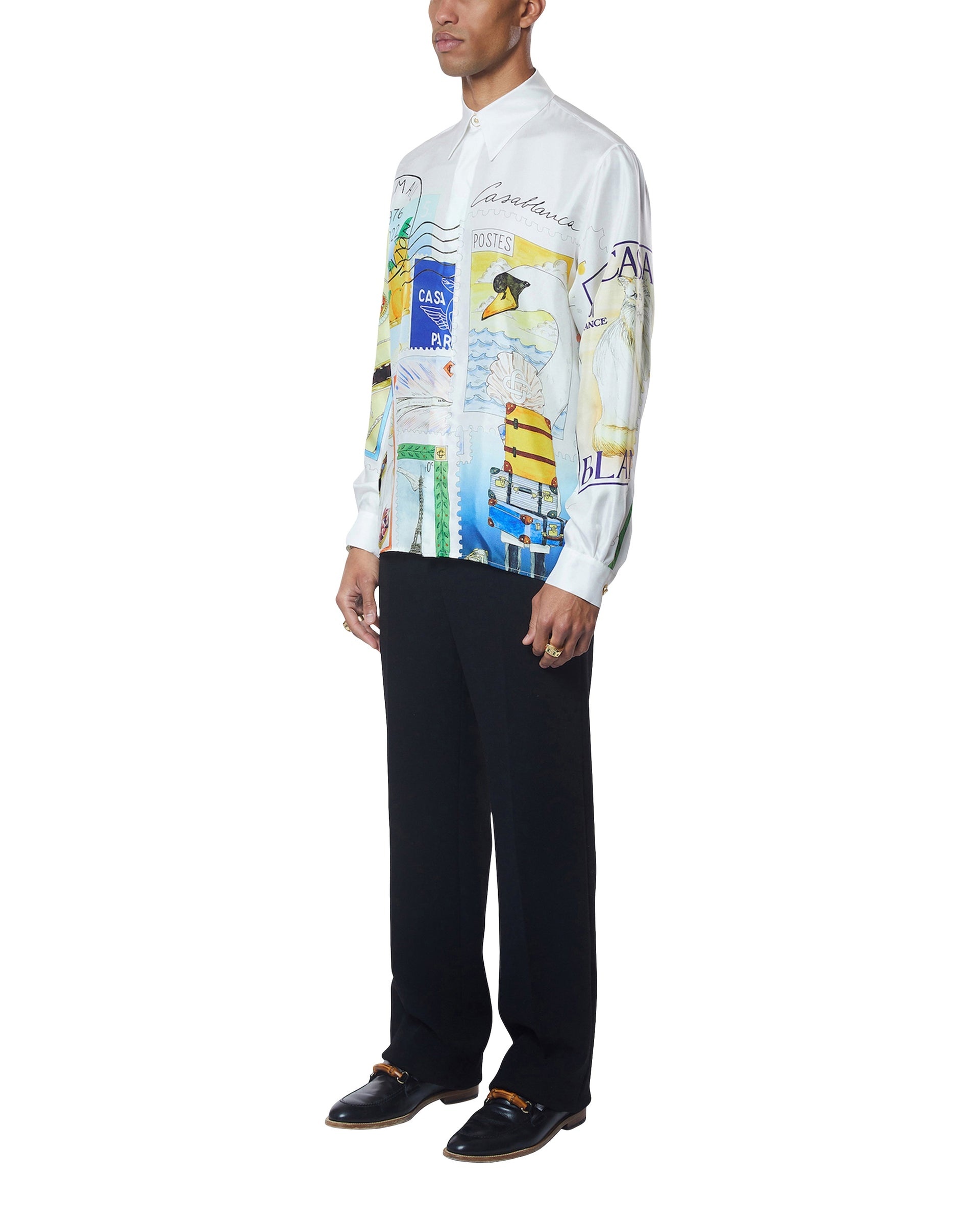 Souvenirs De Vacances Silk Shirt - 5
