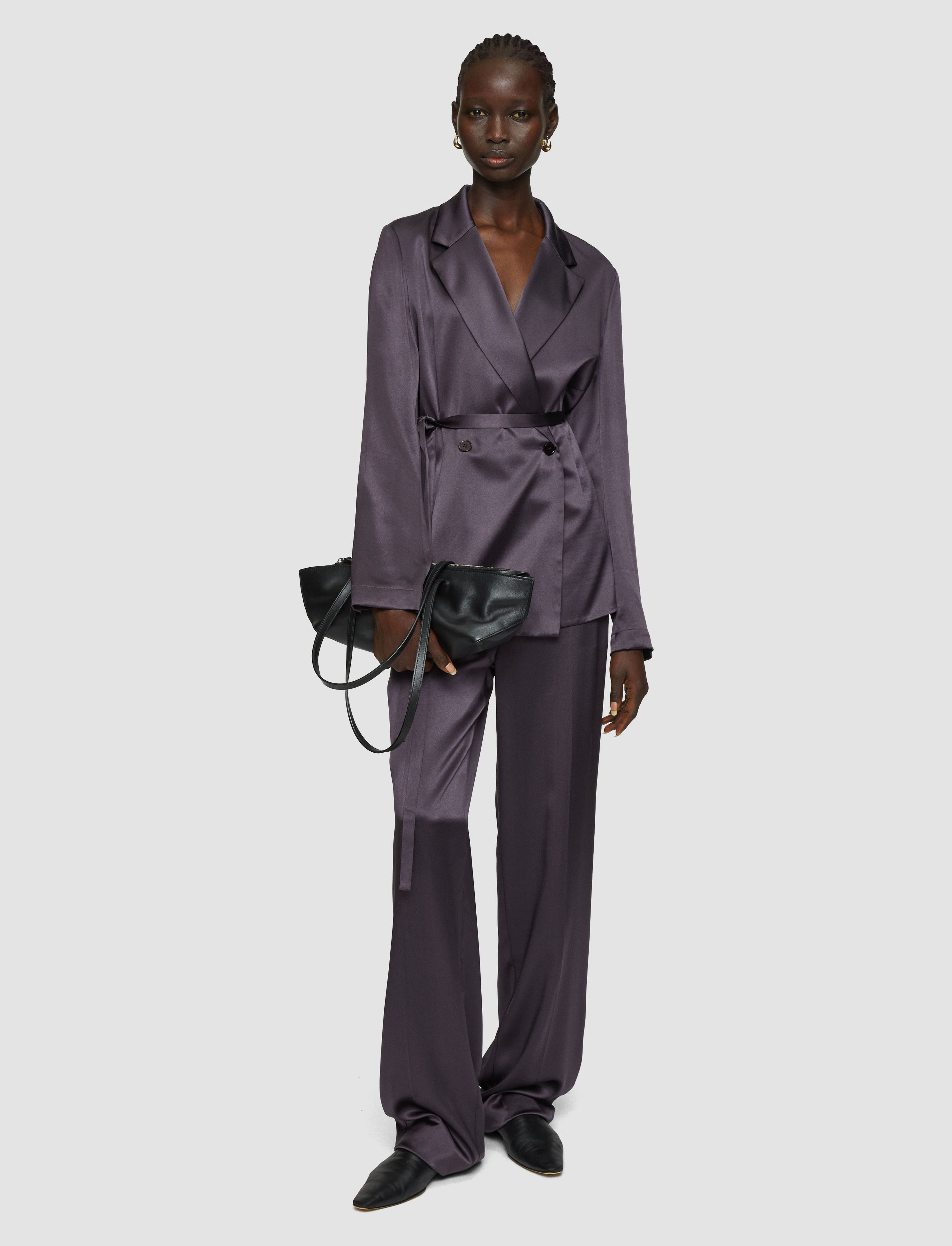 Joubert Silk Satin Jacket - 2