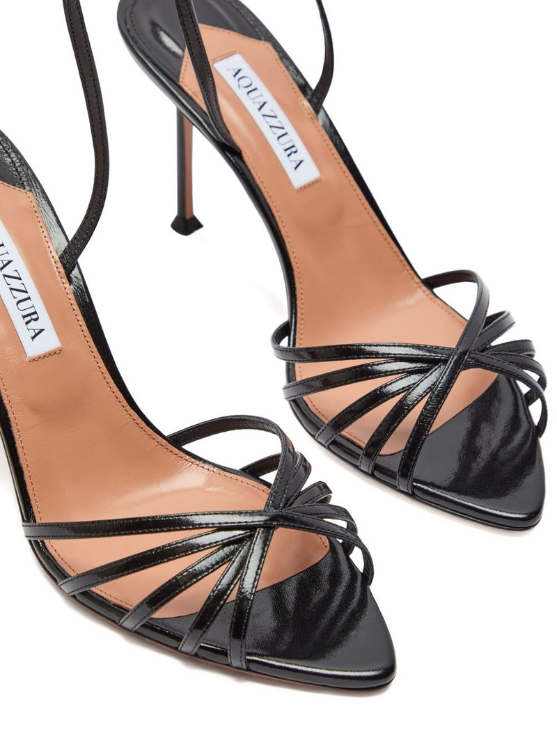 AQUAZZURA 85mm Tell Me strappy sandals outlook