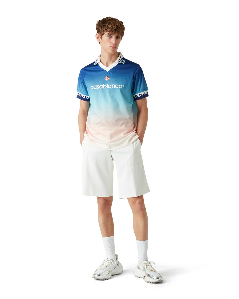 CASABLANCA Jacquard Gradient Football Shirt | Casablanca Paris outlook