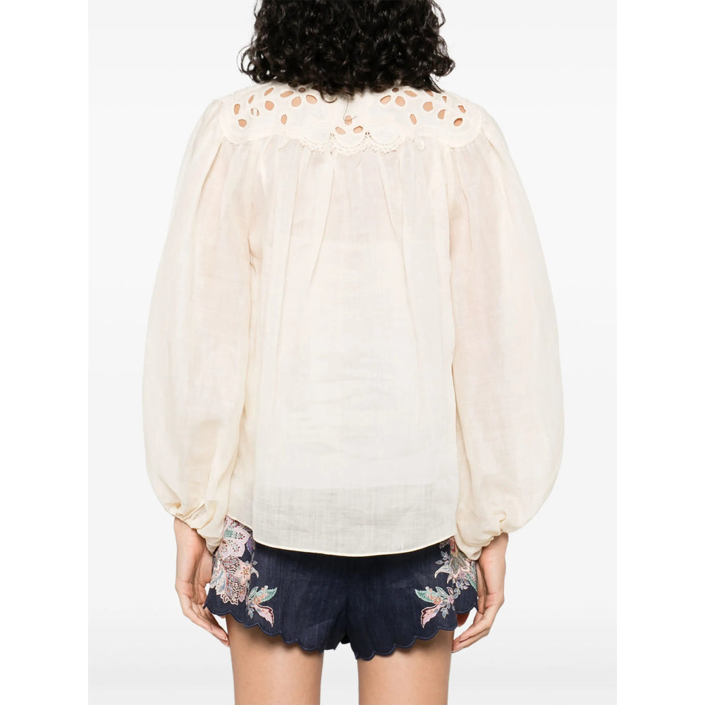 Zimmermann Neutrals Tops - Shirts Women - 3