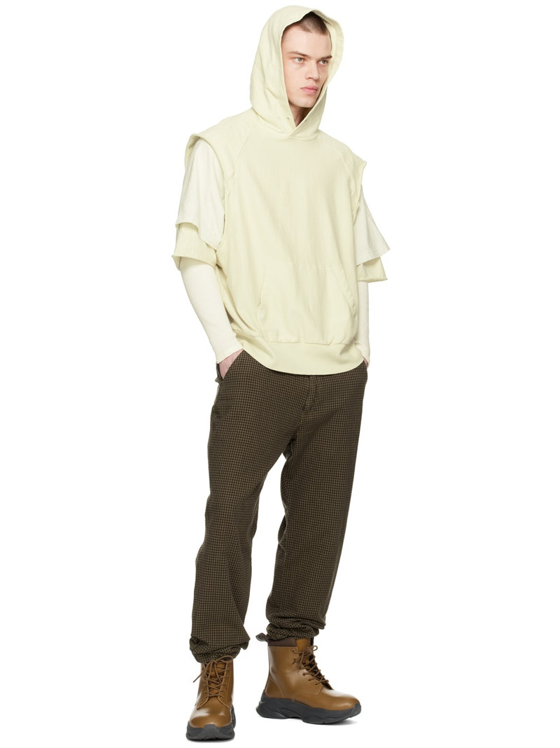 UNDERCOVER Off-White Layered Hoodie outlook
