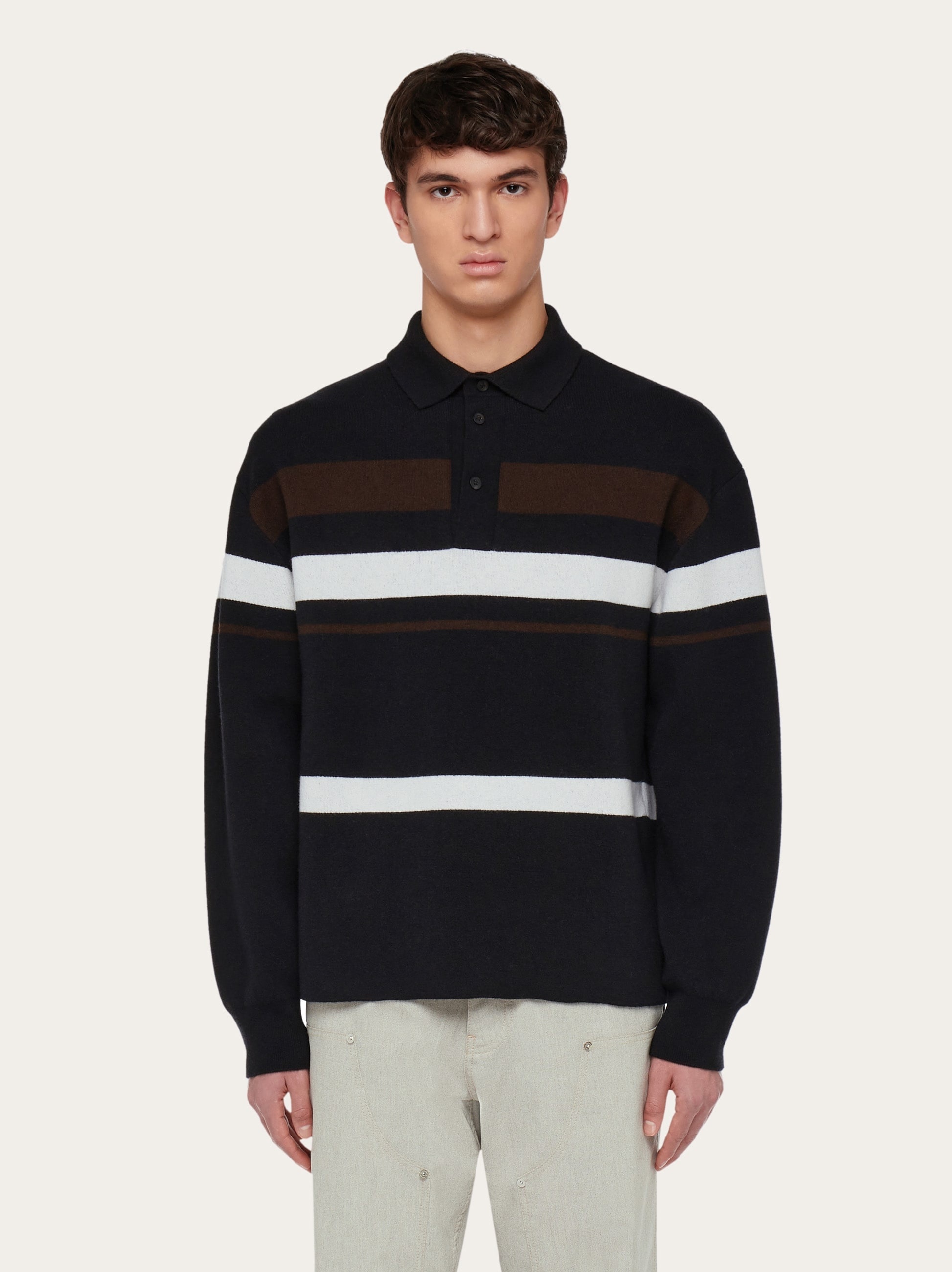 Long sleeved polo shirt - 2