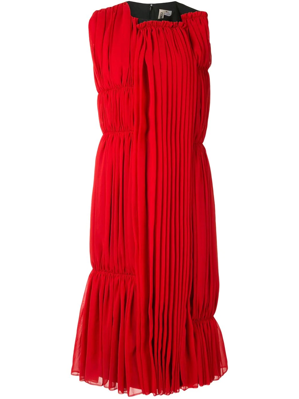 pleated midi dress - 1