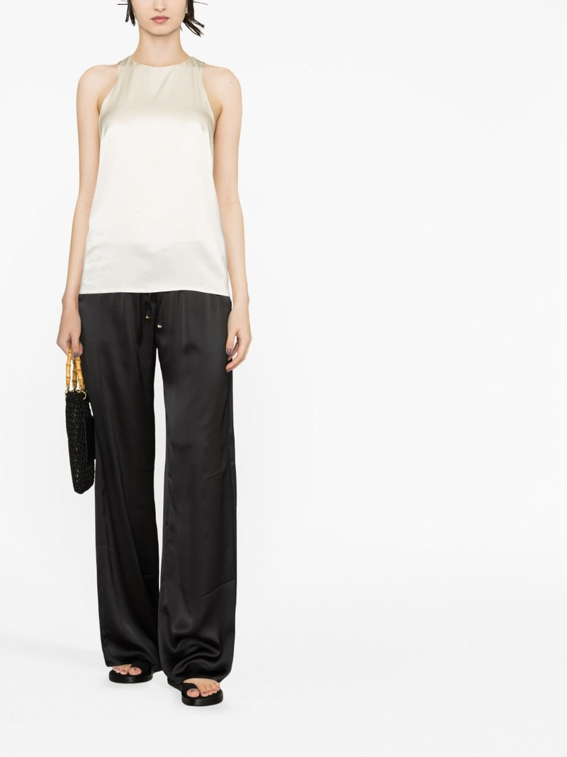 twist-detail racerback silk top 3