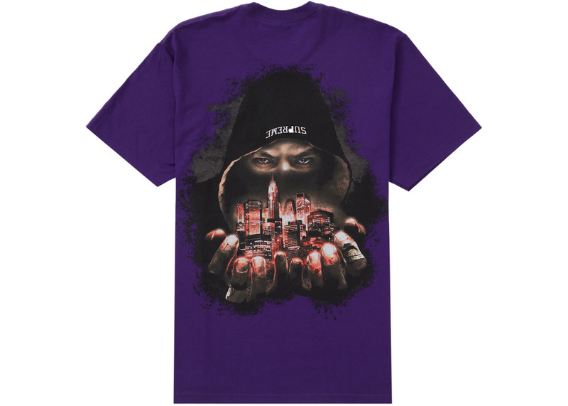 Supreme Supreme Fighter Tee Purple outlook