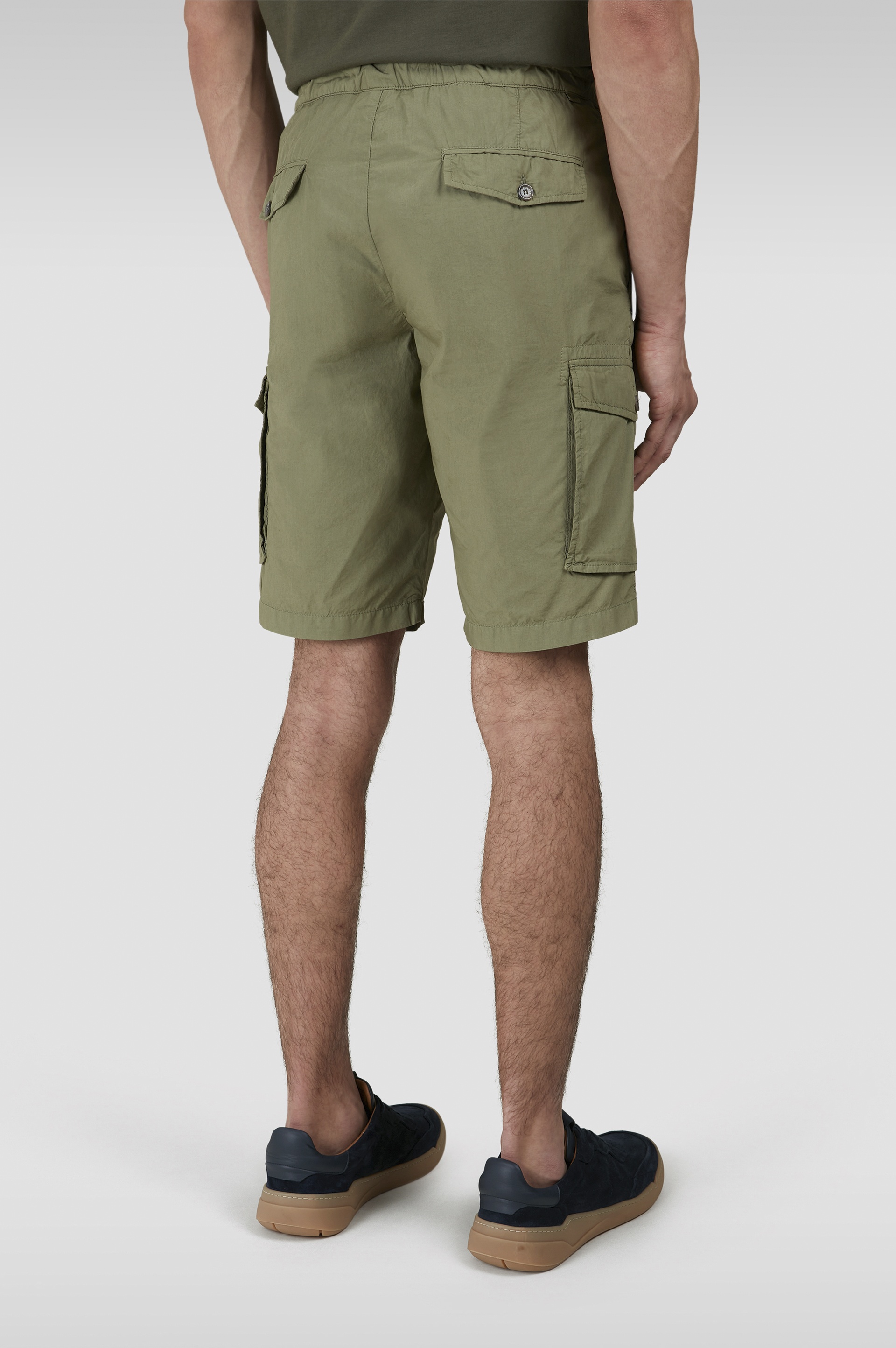 CARGO BERMUDA IN ULTRALIGHT POPLIN COTTON - 3