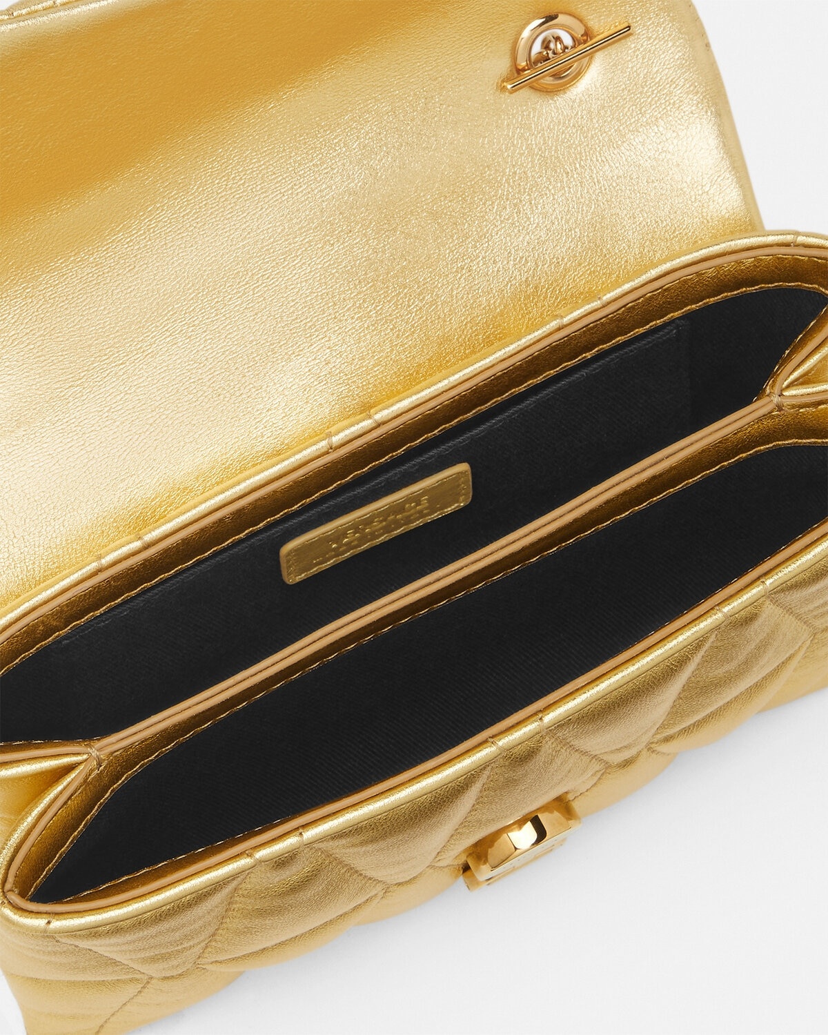Kleio Metallic Quilted Mini Bag - 5