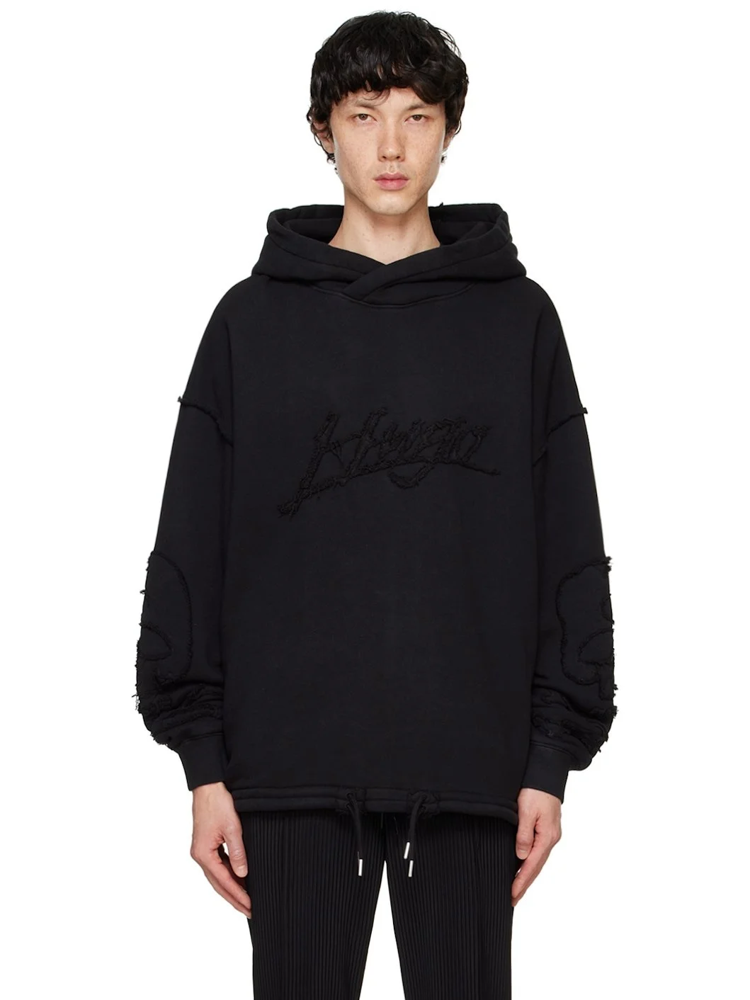Black Logo Hoodie - 1