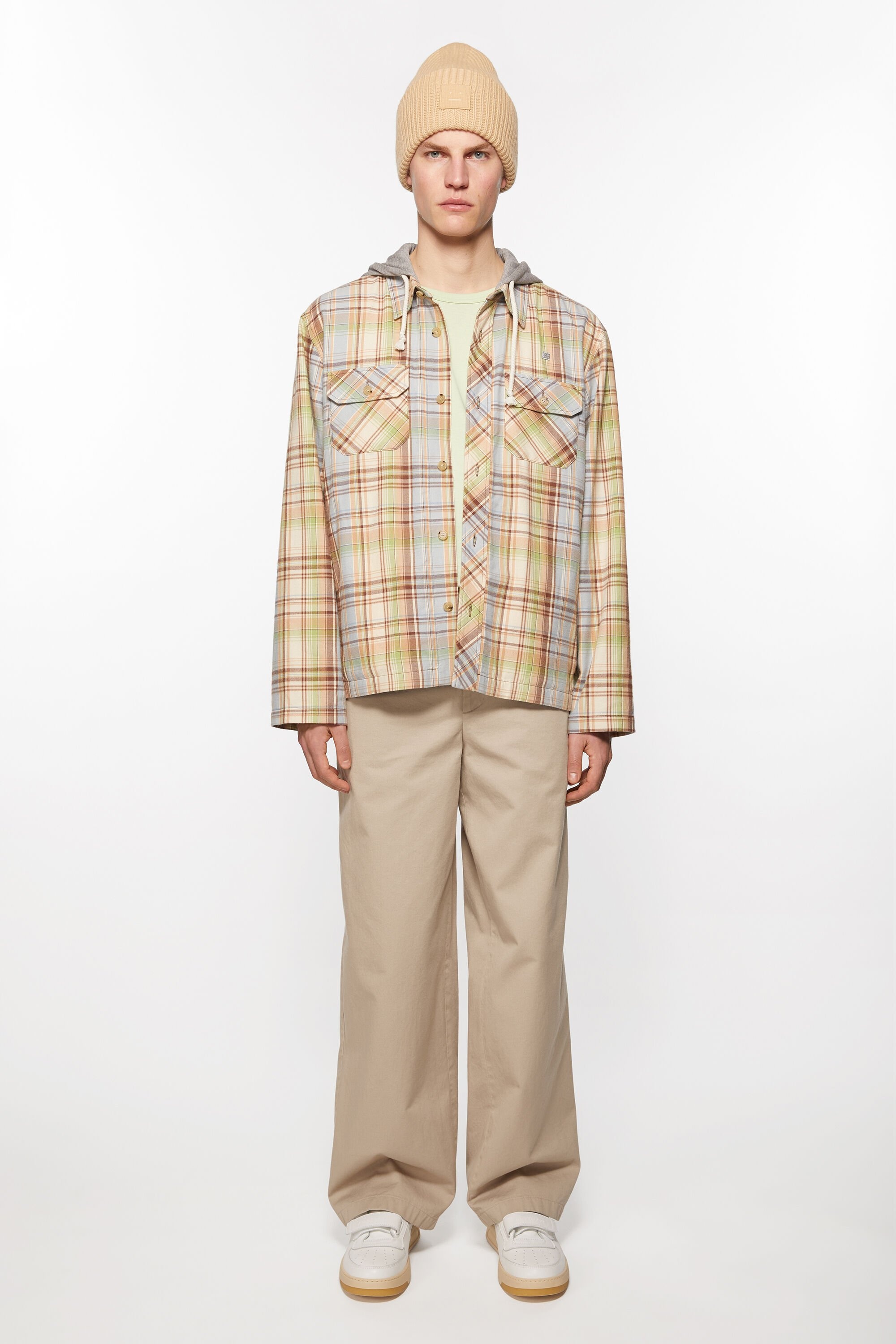 Chino twill trousers - Sand beige - 2