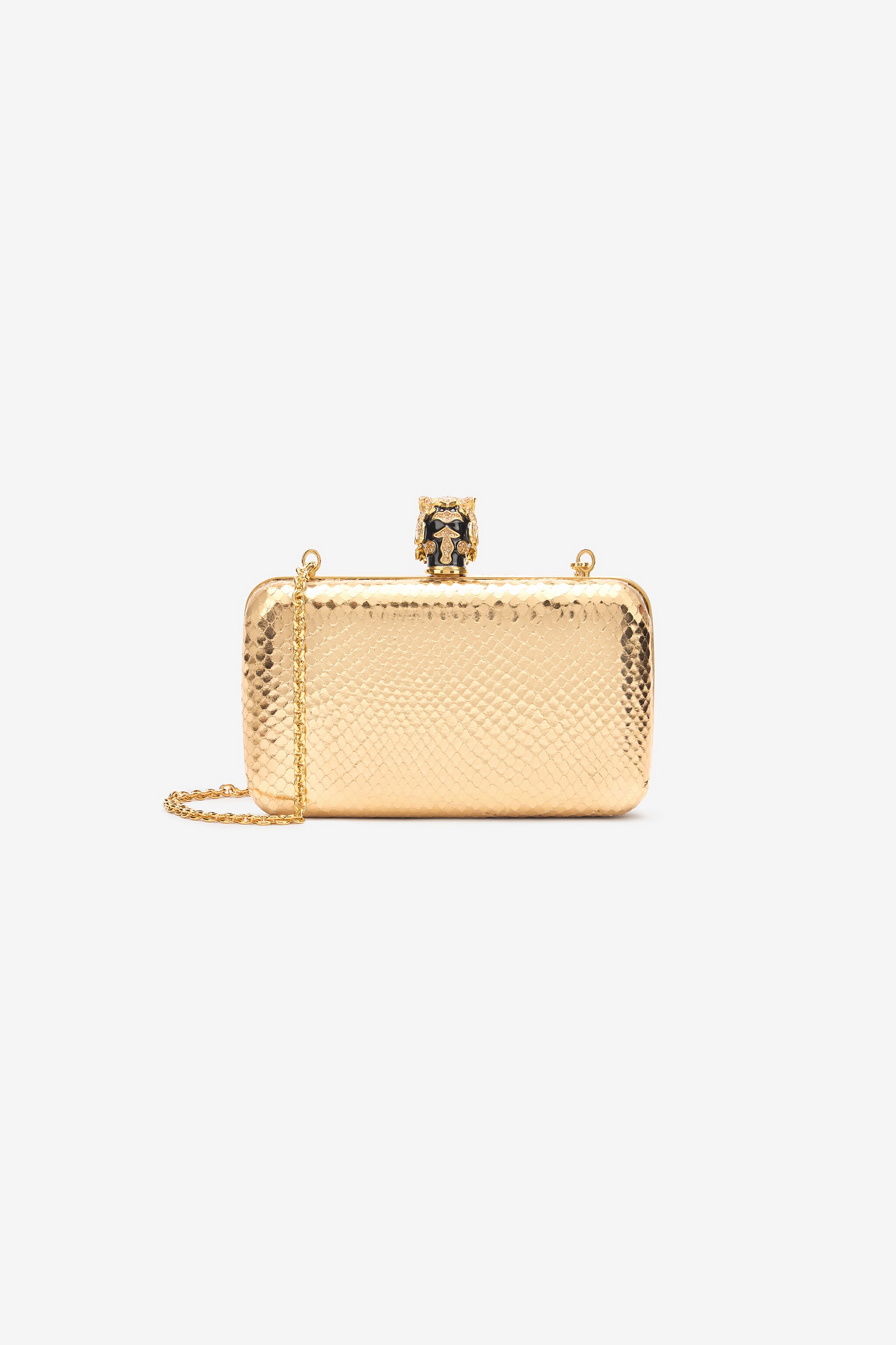 Tiger Leather Clutch - 3