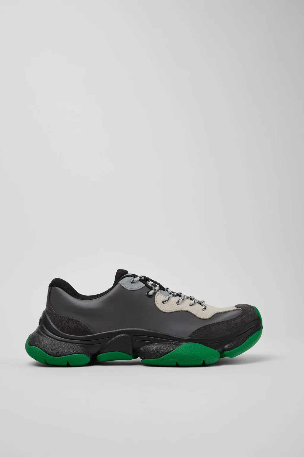 Twins Multicolor Leather and Nubuck Sneakers for Men. - 1