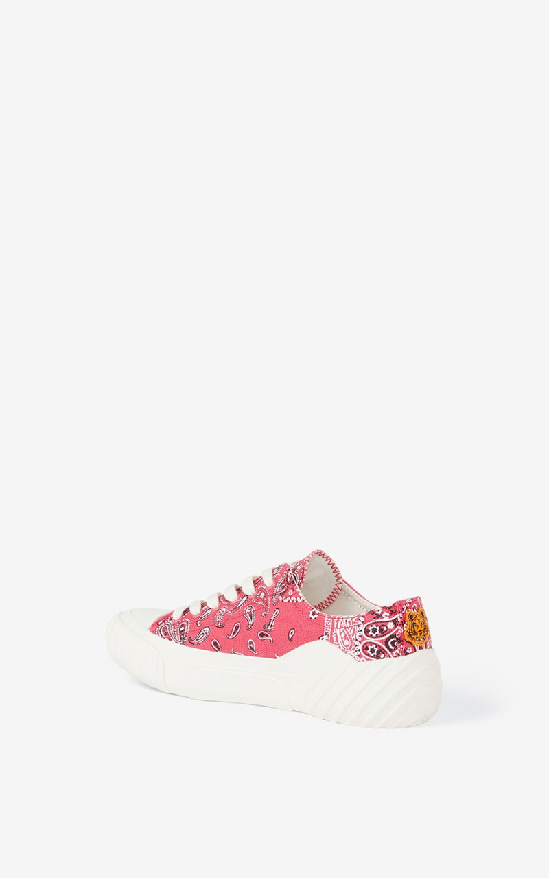 KENZO 'Bandana' canvas trainers outlook