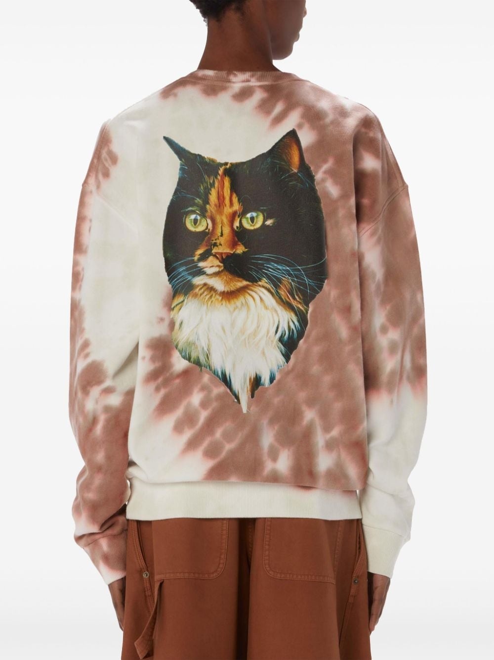 tie-dye organic cotton sweatshirt - 4