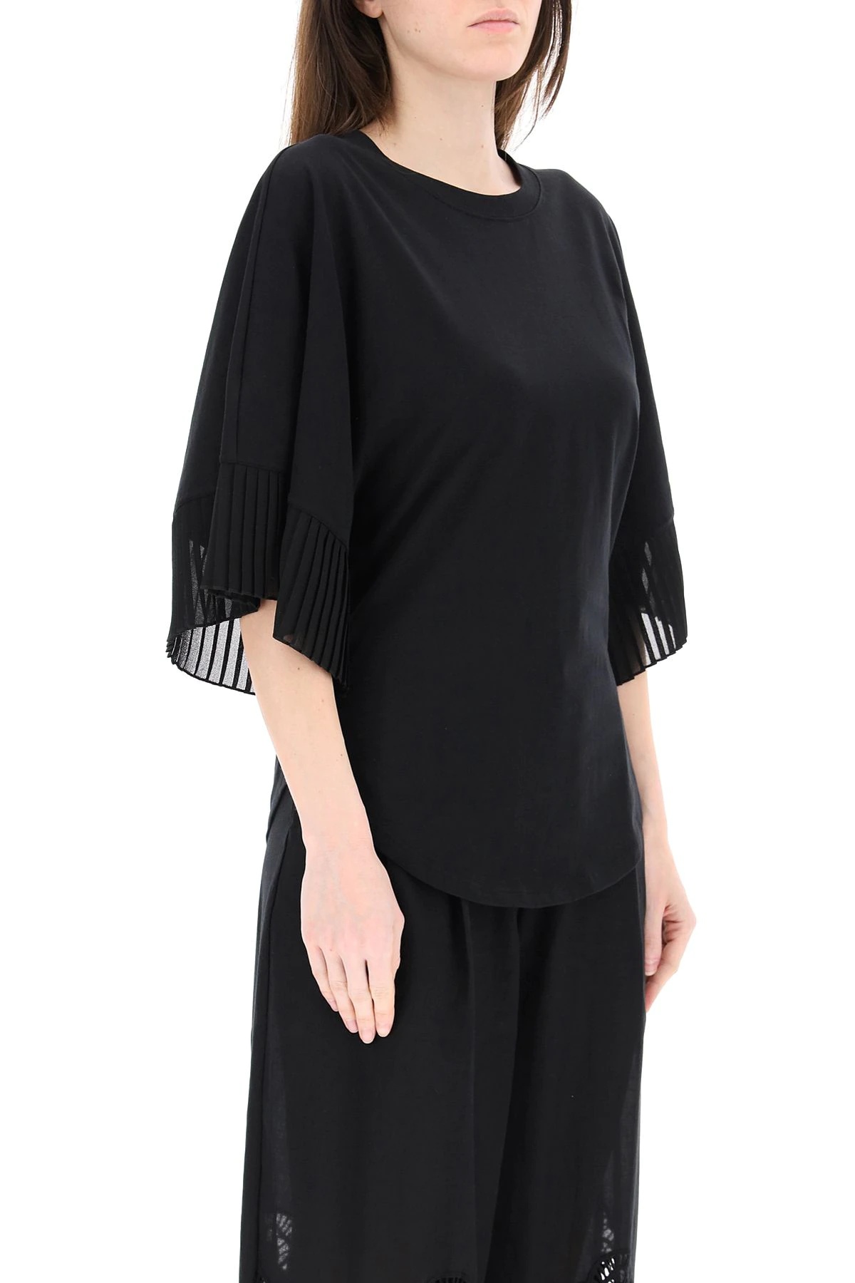 TOP WITH PLEATED SLEEVES - 3