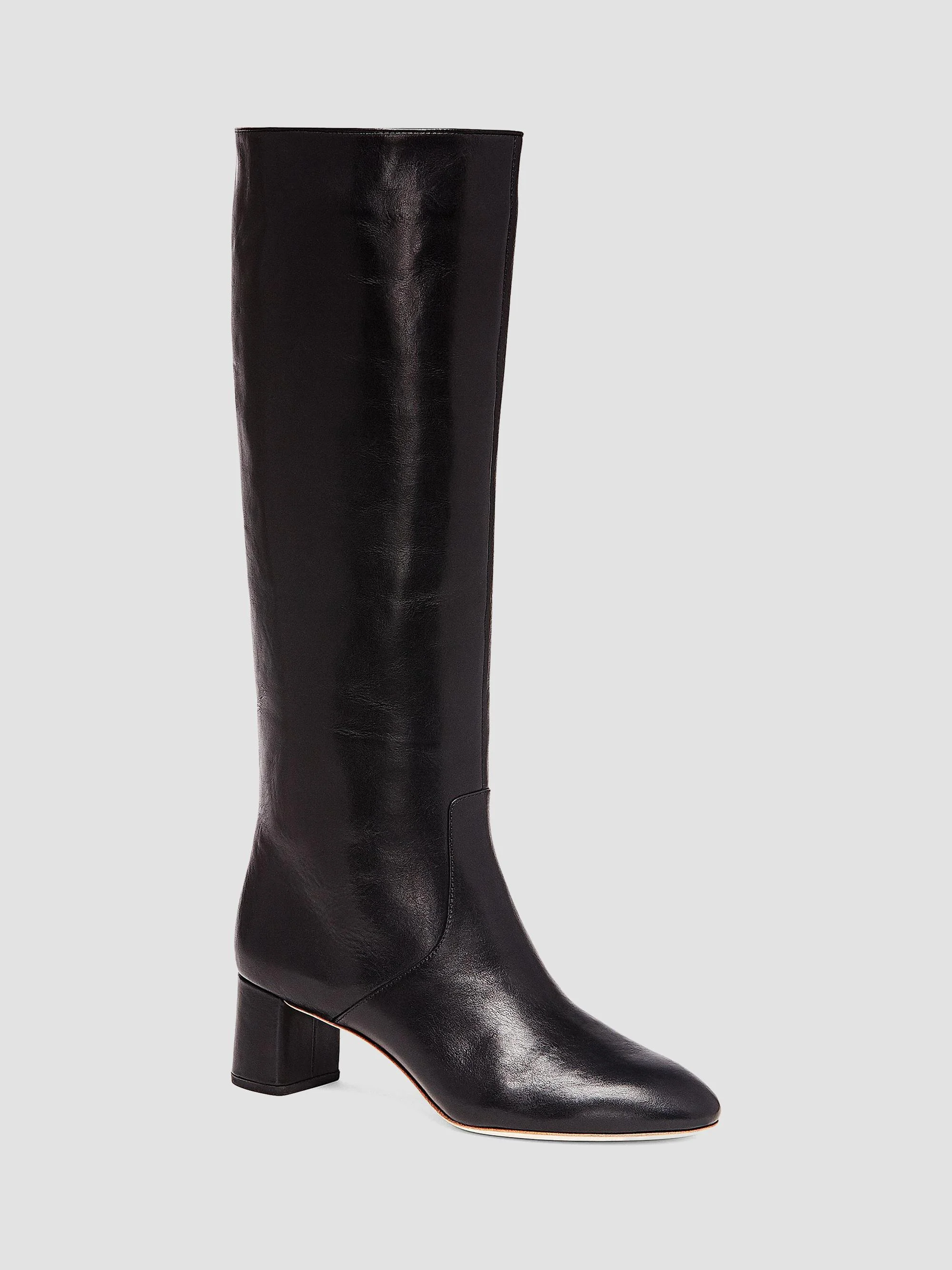 Women's Gia Tall Leather Boots - Black - 1