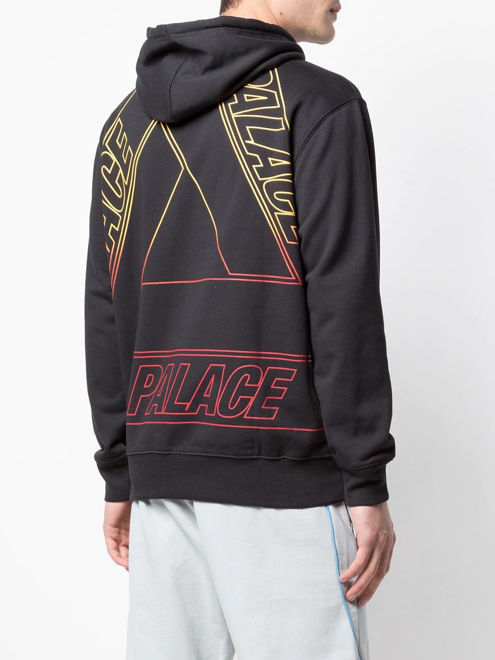 logo print hoodie - 4