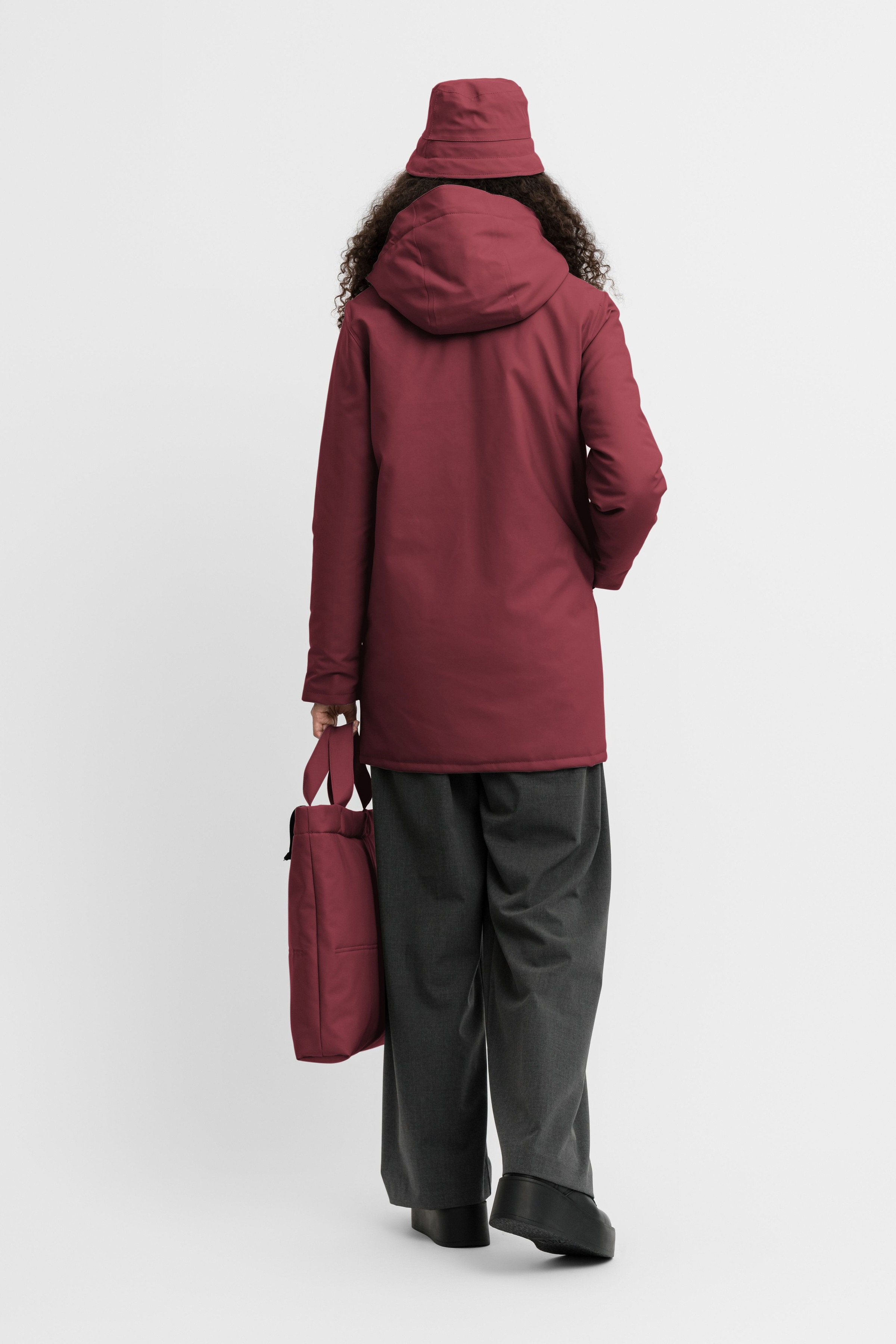 Stockholm Winter Jacket Burgundy - 10