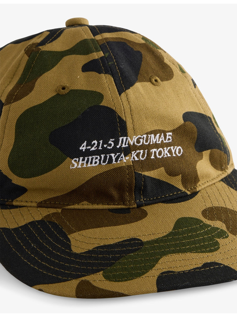 A BATHING APE® 1st Camo Slogan Adjustable Cotton Cap outlook