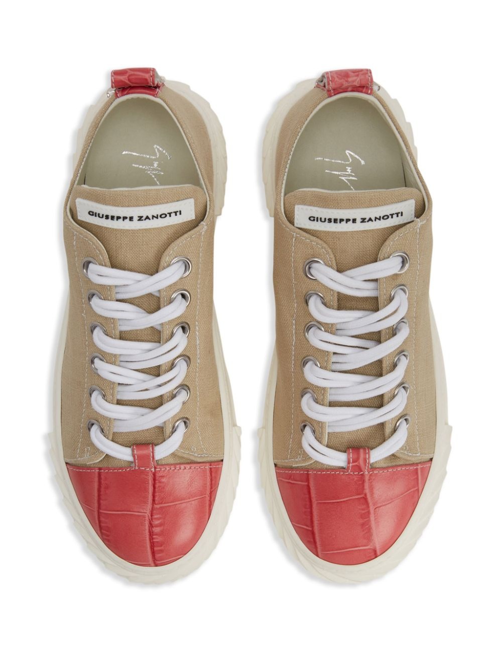 Nicki leather low-top sneakers - 3