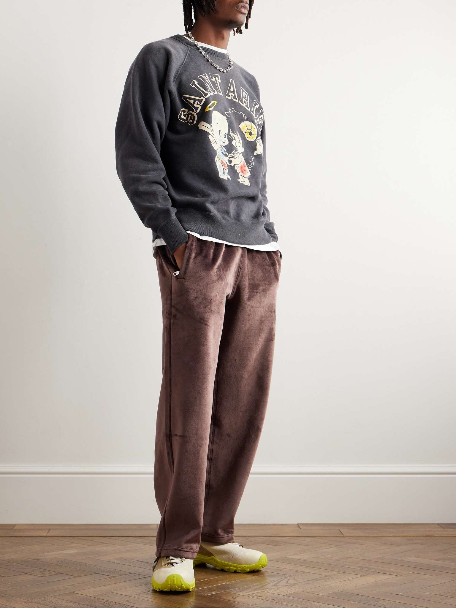 スウェット・トレーナー SAINT MXXXXXX Saint Aries printed cotton sweatshirt Saint Mxxxxxx Aries Saint Aries Printed Cotton-jersey