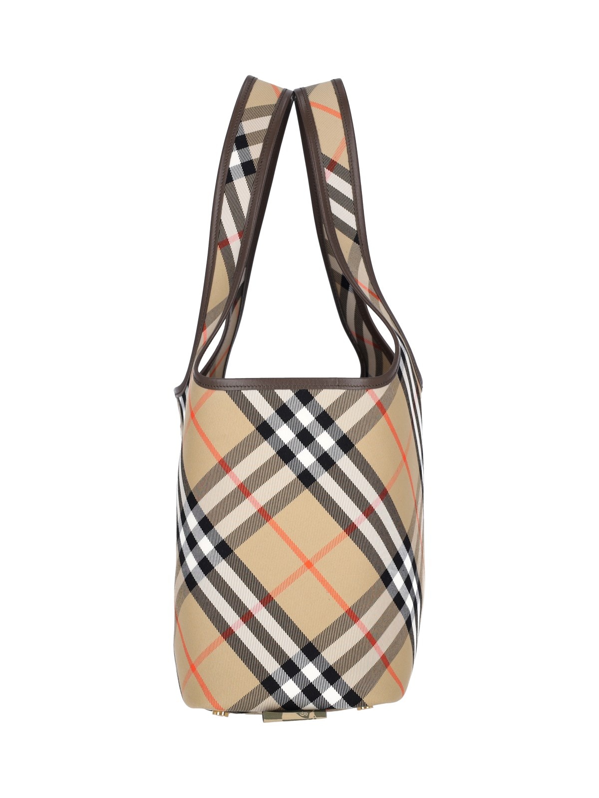 'CHECK' SMALL TOTE BAG - 5