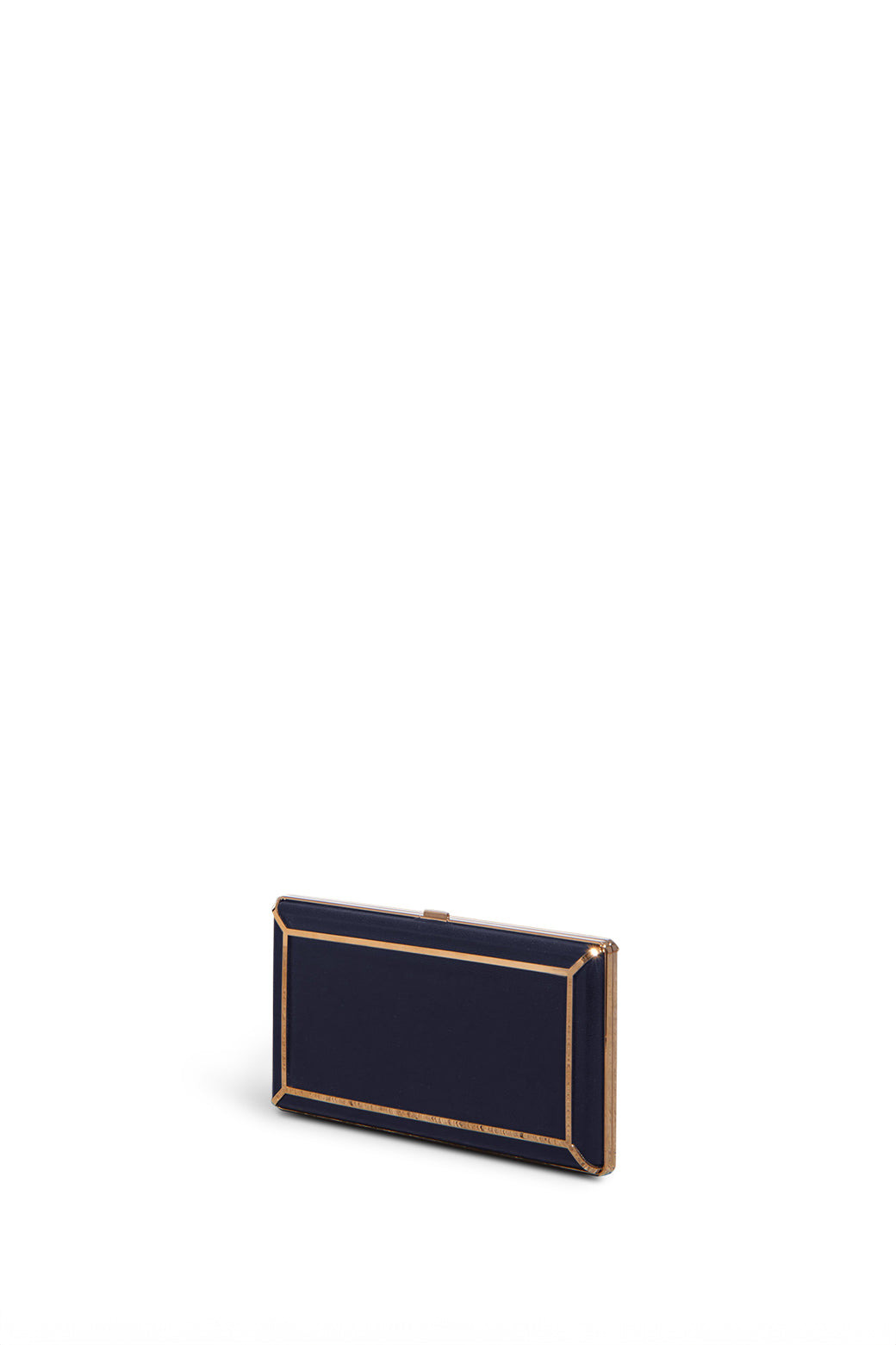 Callas Clutch in Navy Nappa Leather - 2