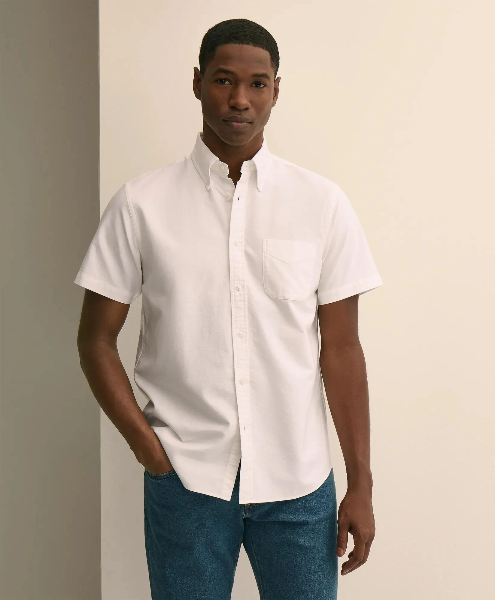 Friday Short-Sleeve Oxford Shirt - 1