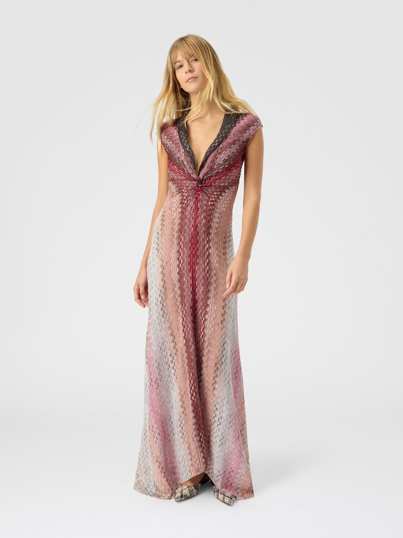 Missoni Long dress with sculptural knot outlook