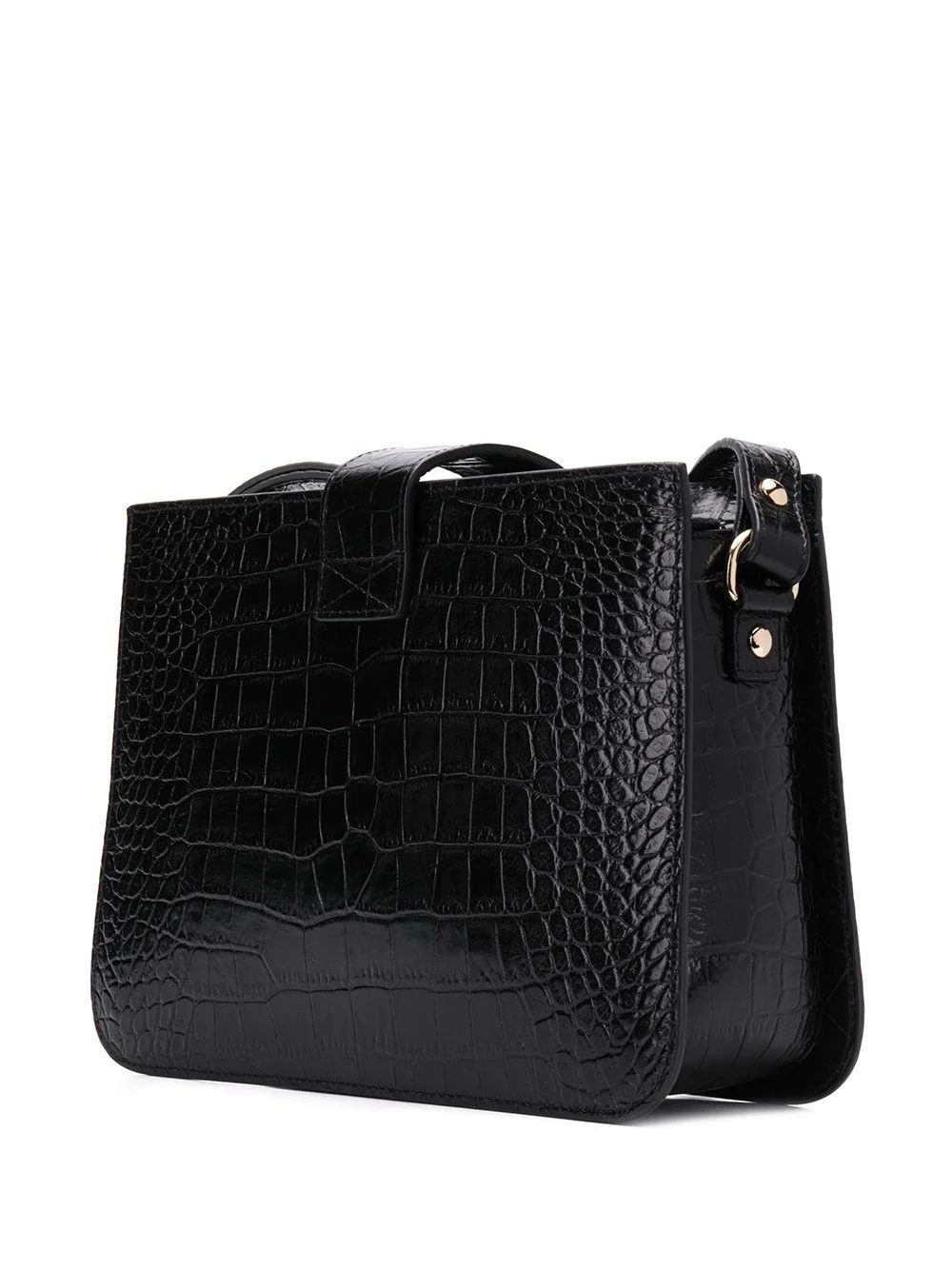 crocodile-embossed crossbody bag - 3