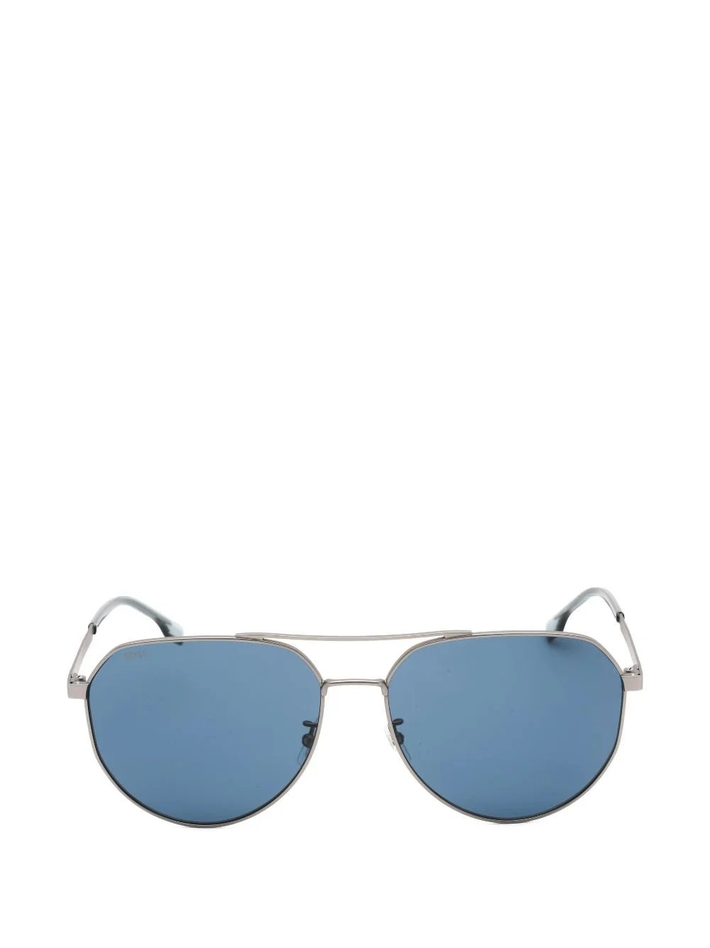 double-bridge pilot-frame sunglasses - 1