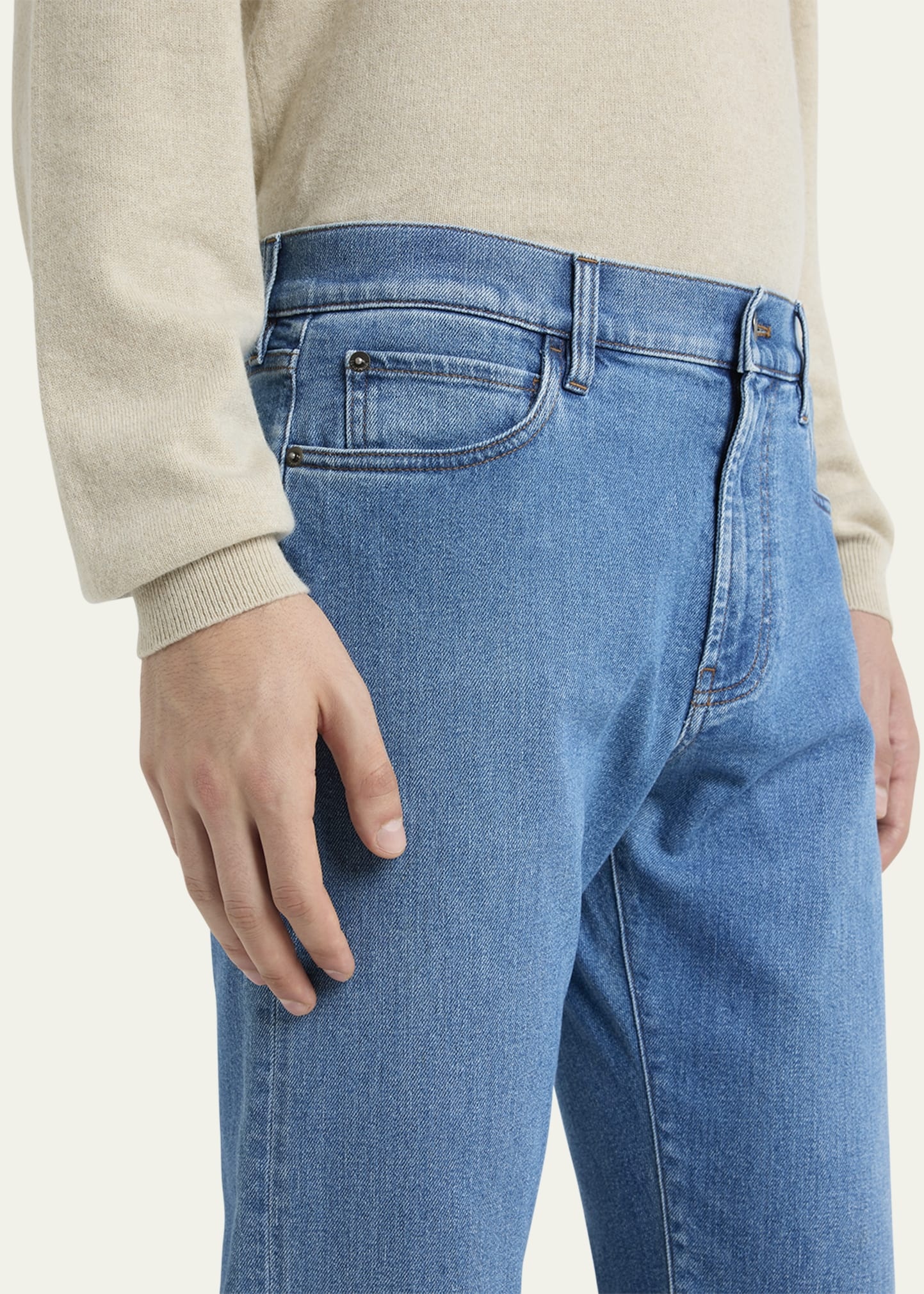 Men's Quarona Kurashiki Slim Denim Trousers - 5