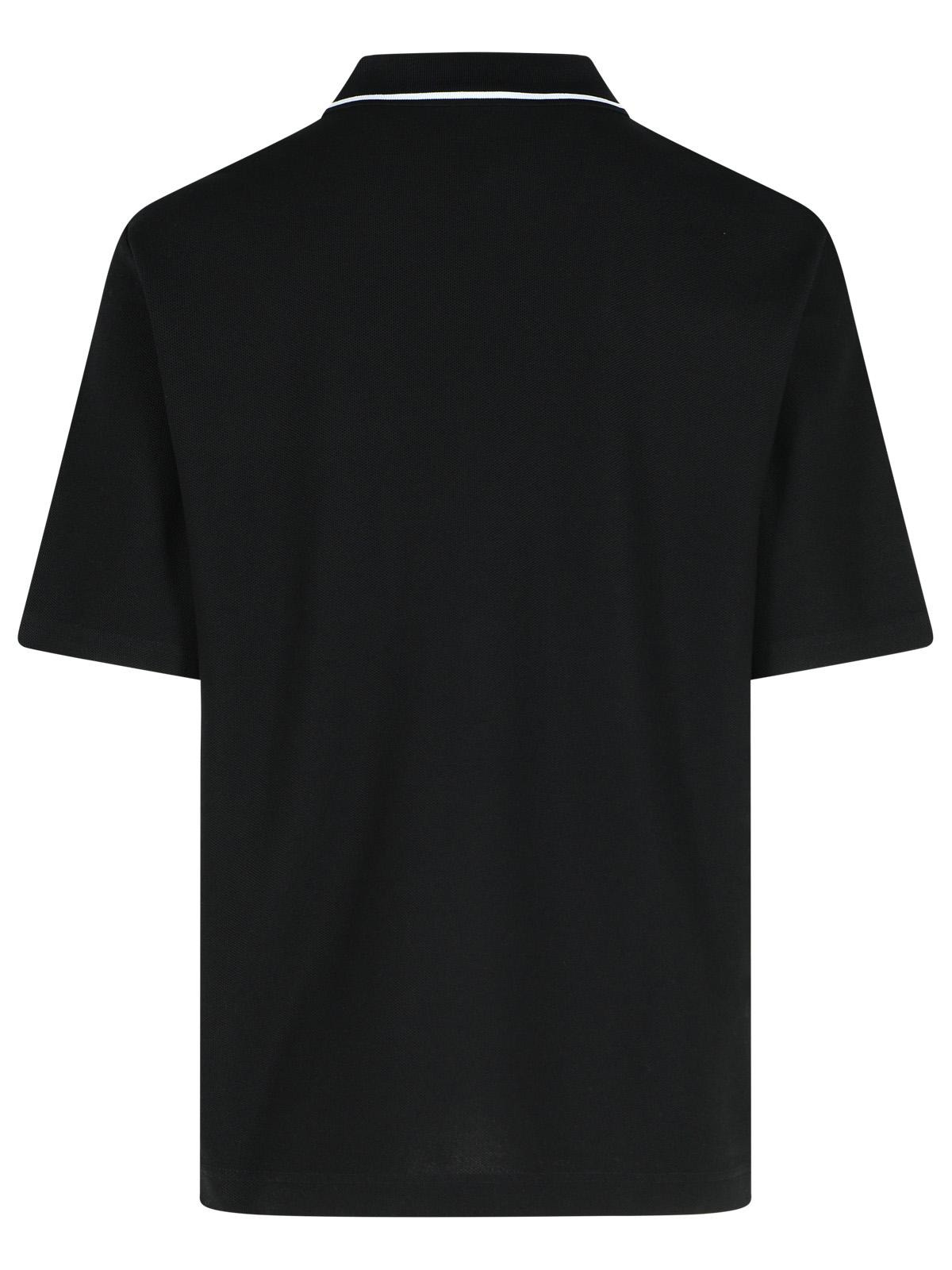 Dolce & Gabbana Black Cotton Polo Shirt Men - 3