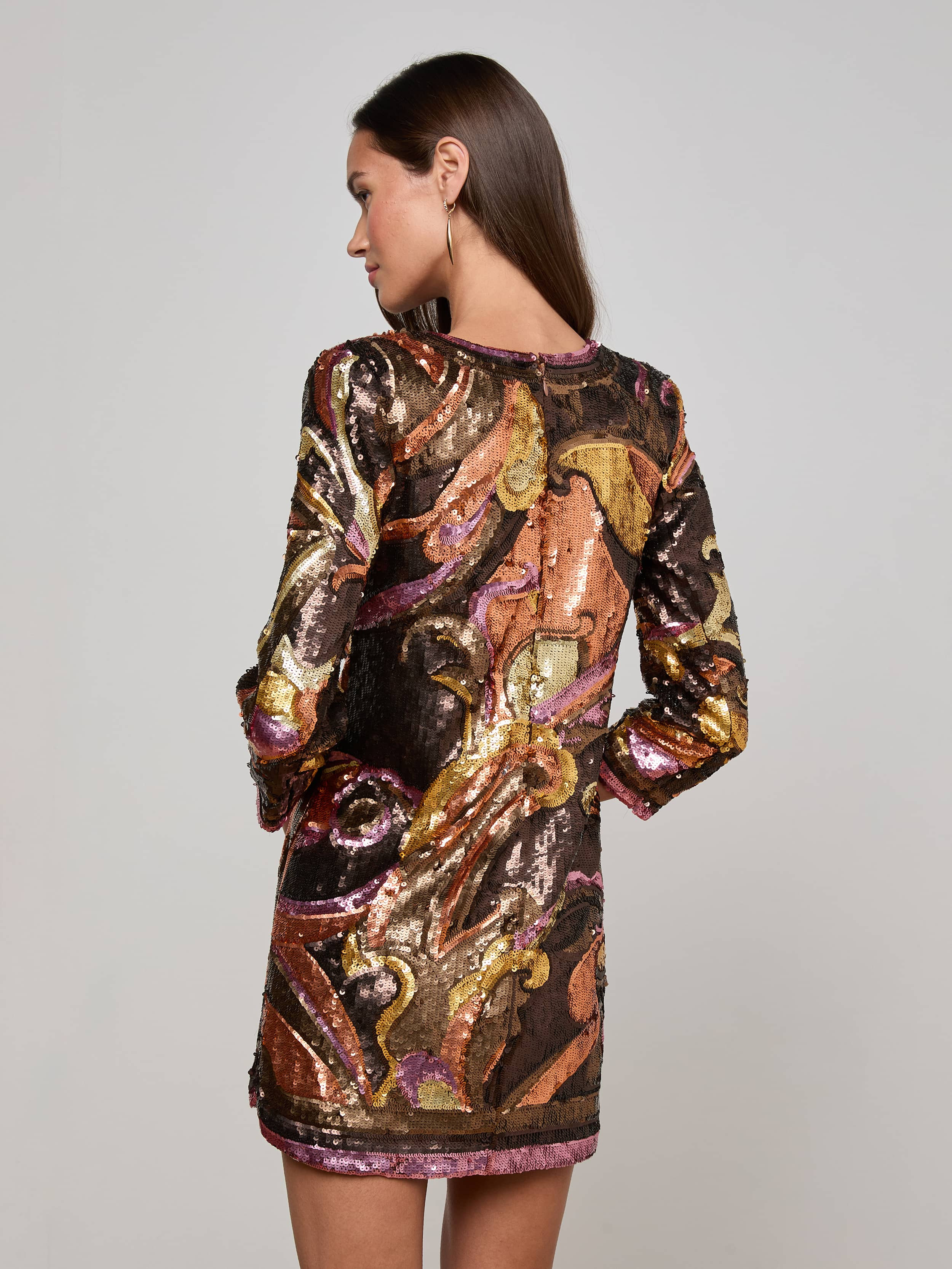 Octavia Sequin Shift Dress - 6