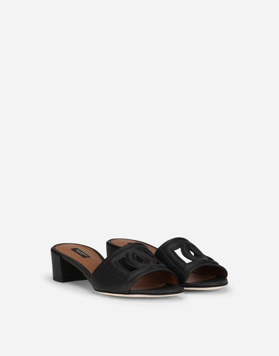 Dolce & Gabbana Calfskin mules with DG Millennials logo outlook