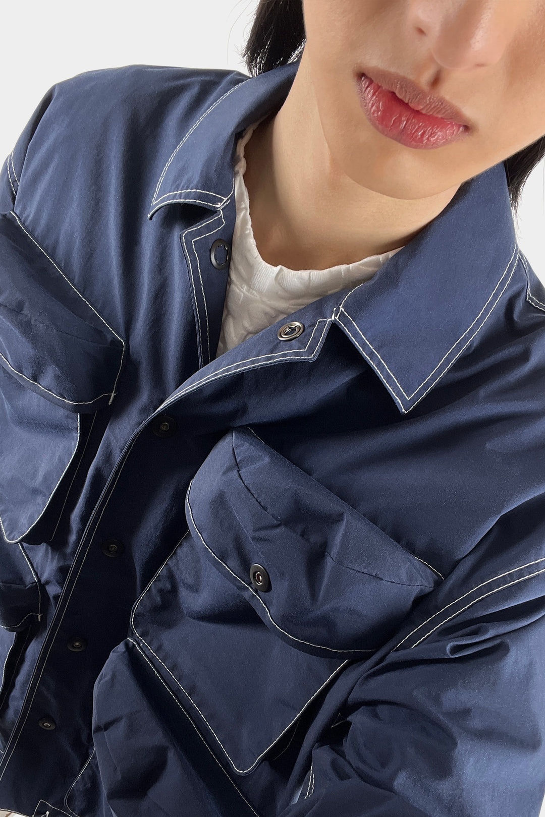 Sunnei Pino cargo jacket - Blue